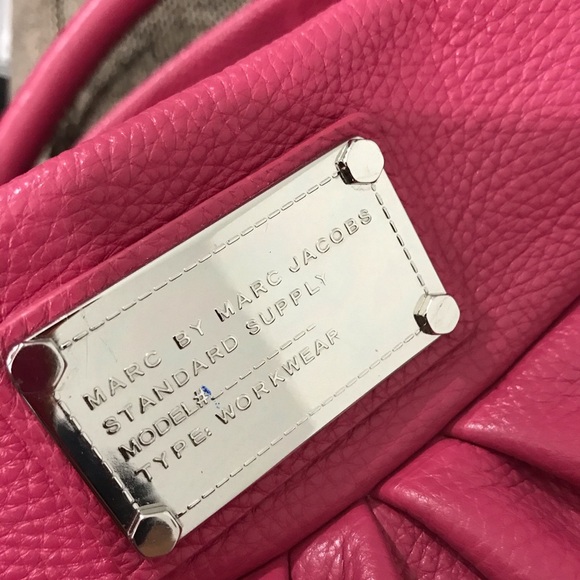 Marc by Marc Jacobs pink large leather bag - Picture 4 of 7